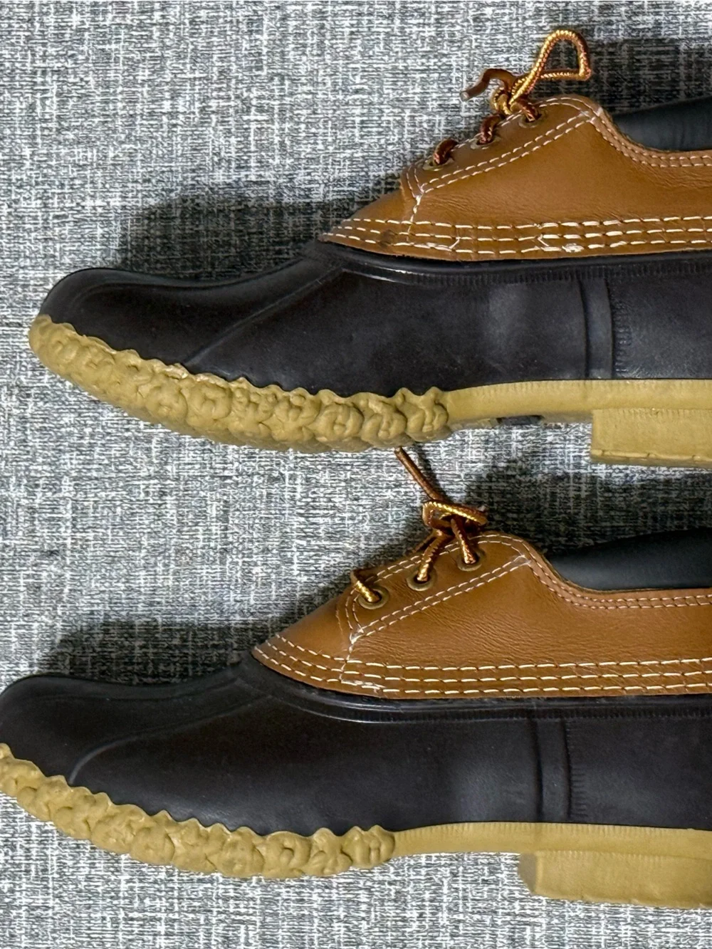 L.L. Bean Brown and Tan Women's Waterproof Duck Shoes